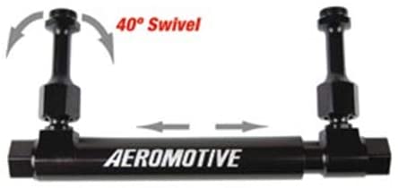 Aeromotive 14201 Fuel Log, 4150/4500 Series Old Holley 7/8" x 20", Black