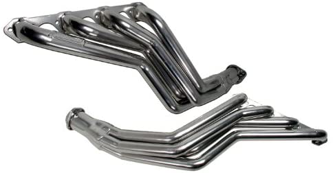 BBK Performance 1569 1-3/4" Long Tube Full Length High Flow Performance Exhaust Headers for Ford Mustang 302 to 351 Swap Fit With C-4 or C-6 Trans - Chrome Finish