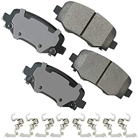 Akebono ACT1734 Ultra Premium Brake Pad Set, 1 Pack