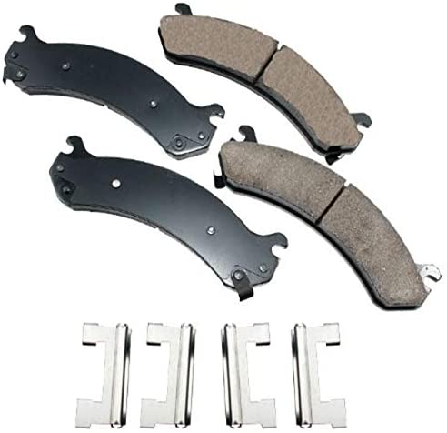 Akebono ACT784 Proact Ultra Premium Ceramic Disc Brake Pad kit, grey