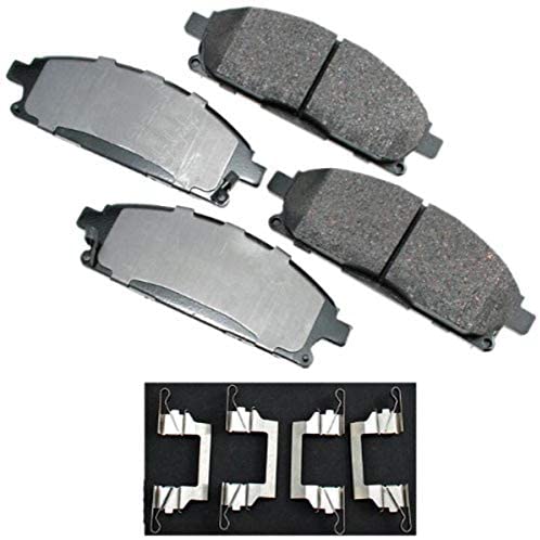 Akebono-ACT691 Ultra Premium Front Brake Pads, GREY