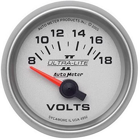 AUTO METER 4992 Ultra-Lite II Voltmeter, 2.3125 in.