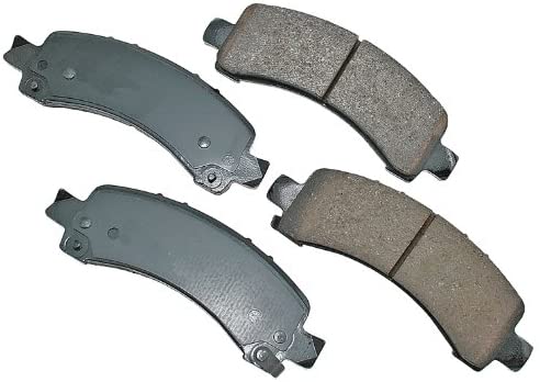 Akebono ACT974 Proact Ultra Premium Ceramic Disc Brake Pad kit, GREY