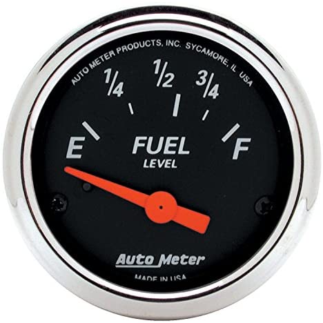 AUTO METER 1423 Designer Black Fuel Level Gauge