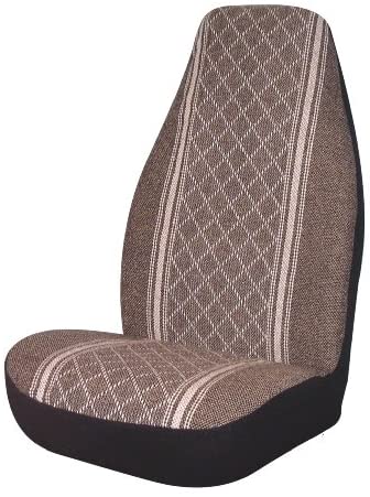 Allison 67-1916BRN Brown Diamond Back Universal Bucket Seat Cover - Pack of 2