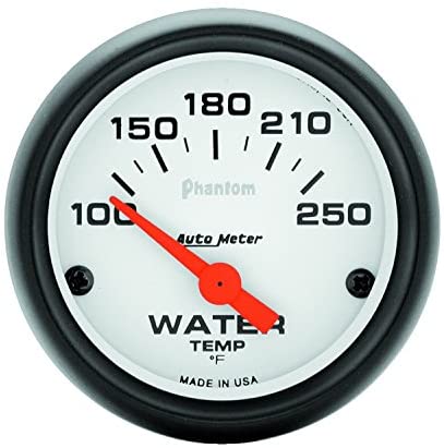 Auto Meter 5737 Phantom Electric Water Temperature Gauge