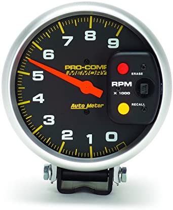 AUTO METER 6809 Pro-Comp Memory Tachometer,5.000 in.