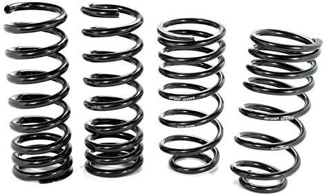 BBK 2501 Lowering Springs Kit - Performance Progressive Rate Kit for Ford Mustang V8