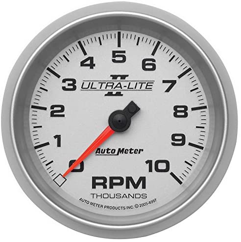 AUTO METER 4997 Ultra-Lite II 3-3/8" 10000 RPM in-Dash Tachometer