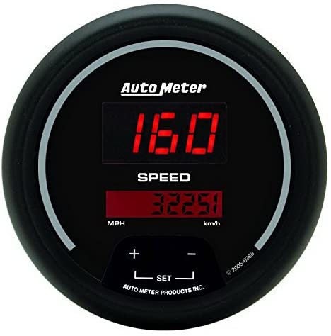 AUTO METER 6388 Sport Comp Digital 3-3/8" 160 mph Digital Electric Programmable Speedometer