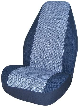 Allison 67-0526BLU Blue Super Tweed Universal Bucket Seat Cover - Pack of 2