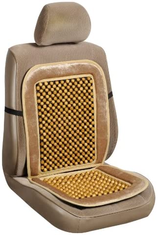 Allison (20-2699TAN Tan Velour Beaded Seat Cushion