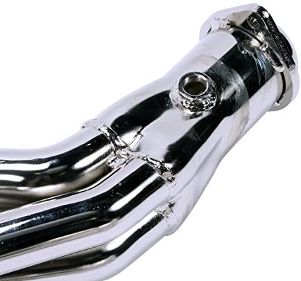 BBK Performance 1516 1-5/8" Long Tube Full Length High Flow Performance Exhaust Headers for Ford Mustang 5.0L - Chrome Finish