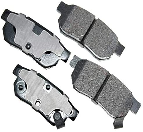 Akebono-ACT374 Ultra Premium Rear Brake Pads, GREY