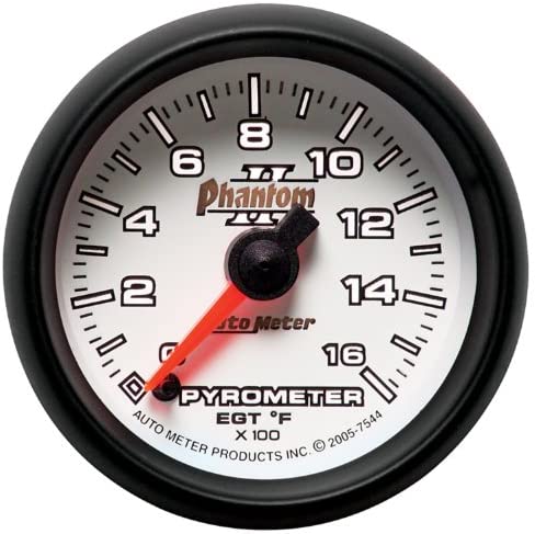 Auto Meter 7544 Phantom II Electric Pyrometer Gauge Kit