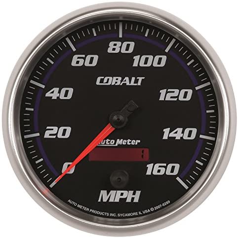 Auto Meter 6289 Cobalt 5" 160 mph In-Dash Speedometer Electric Programmable Gauge