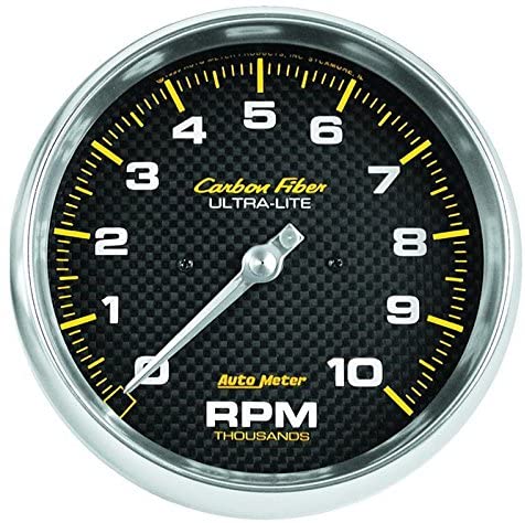 AUTOMETER 5" TACH CRBN FIBR