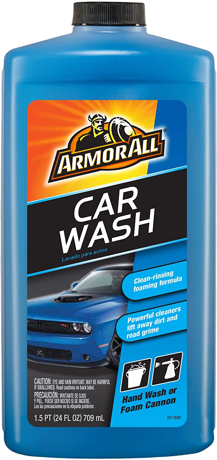 Armor All Car Wash Formula, Cleaning Concentrate for Cars, Truck, Motorcycle, Bottles, 17738, 24 Ounce