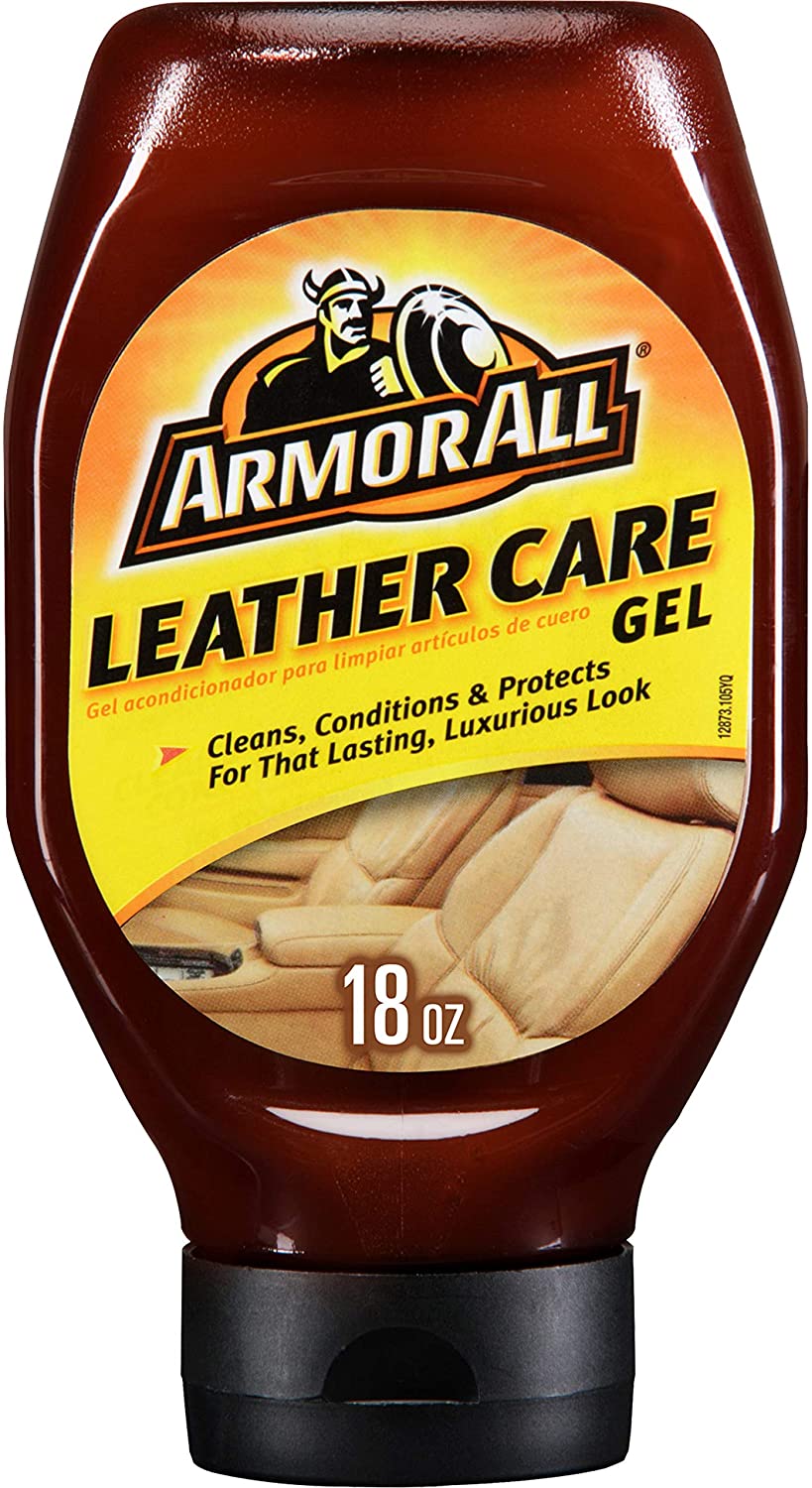 Armor All Car Leather Conditioner Gel, Interior Cleaner for Cars, Truck and Motorcycle, Cleans and Conditions, 18 Fl Oz, 9963